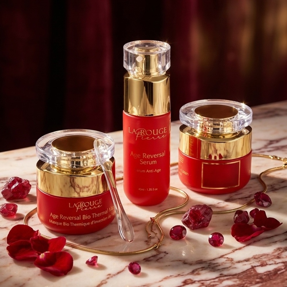 Luxury La Rouge Pierre The Coral Collection Trio Set Anti Age Collection